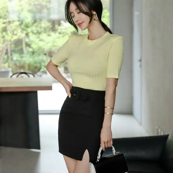 Chân Váy Nữ Ngắn Ôm Body Sexy Tôn Dáng Chất Thun Gân Sugarbombmode   MixASale