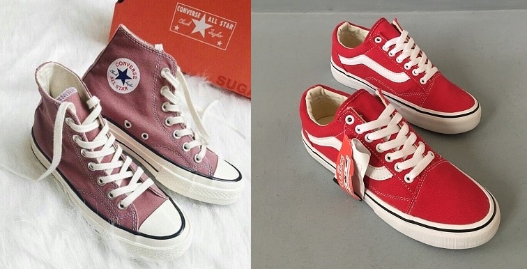 Giày thể thao CONVERSE CHUCK TAYLOR 2 LOW RED nam nữ ...