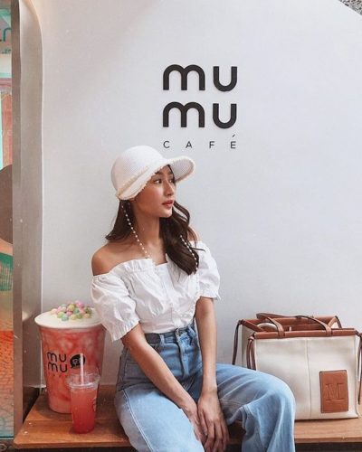 Áo tay con + quần jeans