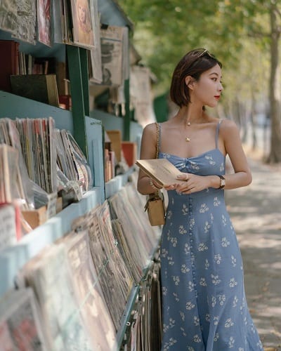 Thời trang xanh da trời nhạt - Ảnh 4