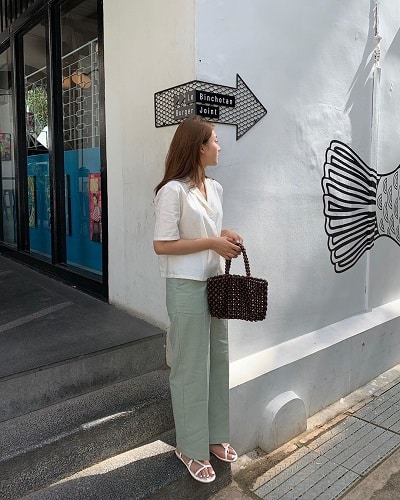 Thời trang màu xanh cỏ úa - Ảnh 3