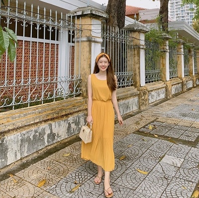 Thời trang màu vàng mù tạt - Ảnh 1