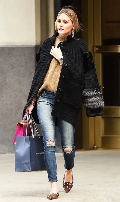 Olivia Palermo chứng minh quần skinny vẫn còn chỗ đứng