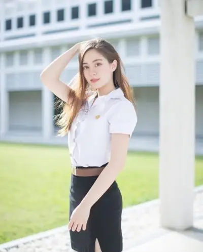 Đồng phục nữ sinh Thái Lan: Áo sơ mi váy ngắn siêu xinh - Ảnh 7