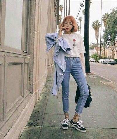 Phong cách Streetwear: Bộ jeans