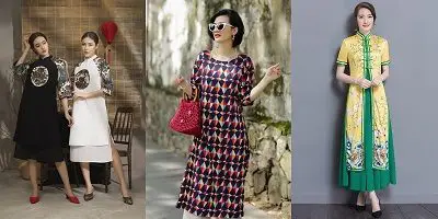 Với các họa tiết, hoa văn khác nhau sẽ tạo nên những phong cách áo dài khác nhau. Đặc biệt, họa tiết và hoa văn còn được chia làm nhiều loại như: dệt sẵn trên vải, thêu hoặc ủi in - ủi dán...