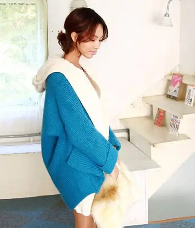 Áo khoác có mũ kiểu layer