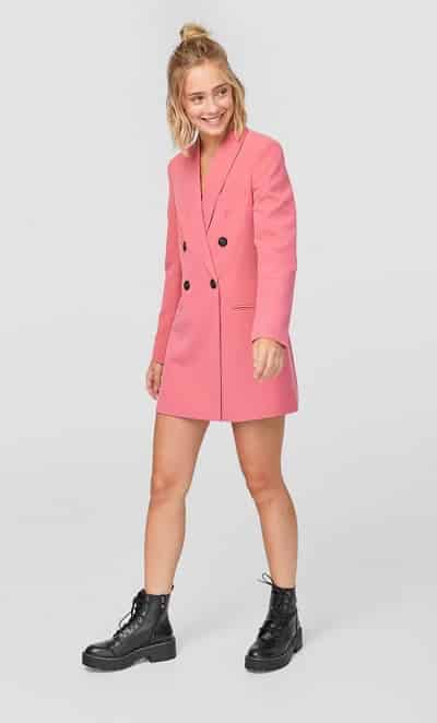 Blazer dress nữ tính sáng màu