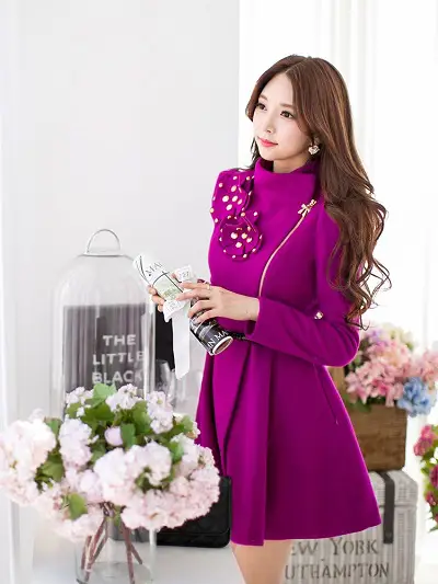 15 mẫu váy dài tay thu đông cho giao mùa luôn thời thượng