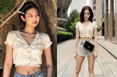 Chiếc áo Jennie từng mặc chỉ có giá gần 1 triệu đồng