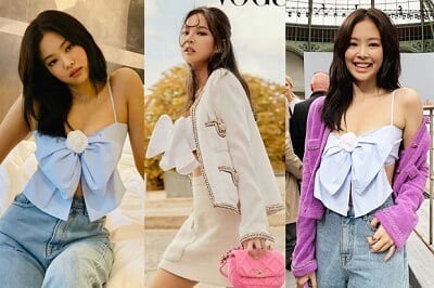 Chiếc crop top Jennie từng mặc đang trở thành item được yêu thích khắp Châu Á