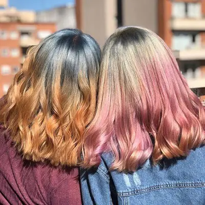 Màu tóc đẹp ombre