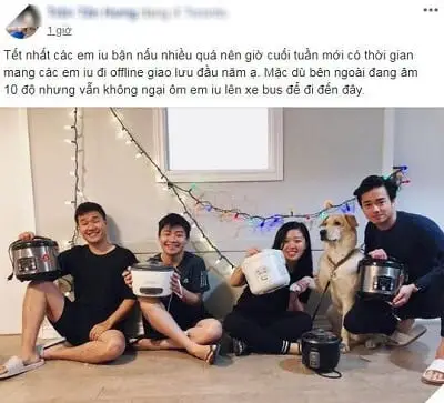 Nồi cơm điện cũng khá đông fans đến thời điểm hiện nay đấy nhé