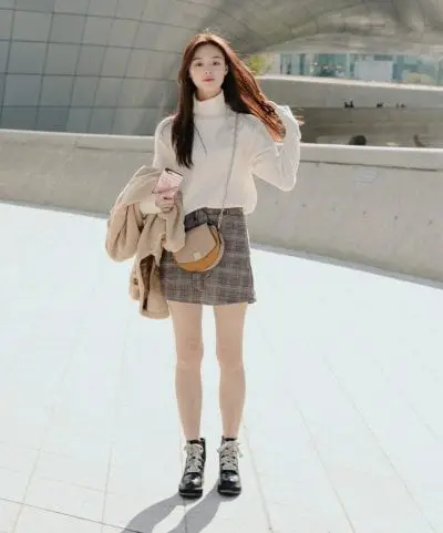 Top những kiểu chân váy ulzzang Hàn Quốc được bạn gái yêu thích nhất