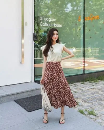 Váy xếp li/layer bèo nhún - Ảnh 1