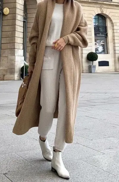 Cardigan dáng dài - Ảnh 4