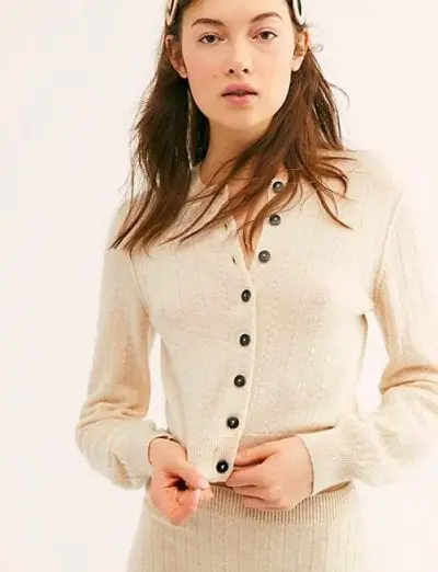 Cardigan dáng ngắn - Ảnh 1