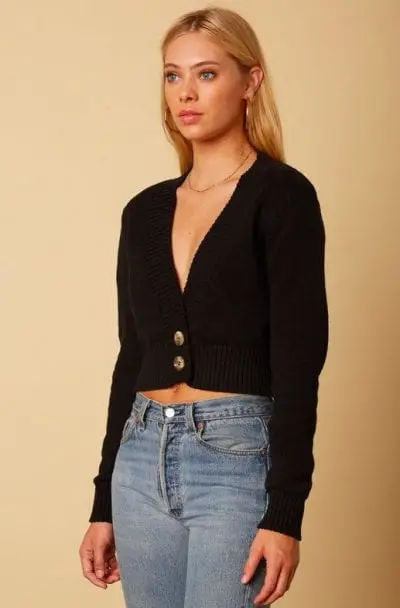 Cardigan dáng ngắn - Ảnh 3