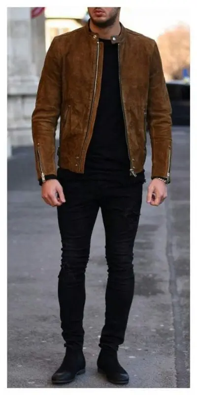 Tuy có một vài nhược điểm nhỏ nhưng áo khoác Bomber da lộn cũng là một item không nên bỏ qua