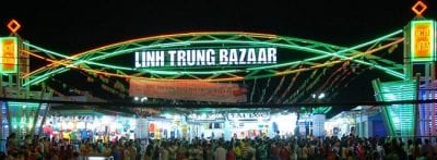 Một góc tại chợ đêm Linh Trung