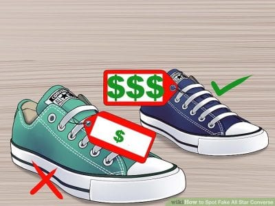 Giá Converse thật thường cao hơn gấp đôi đến gấp ba lần đôi giày fake