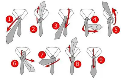 Hướng dẫn các bước thắt cà vạt kiểu Full Windsor Tie Knot