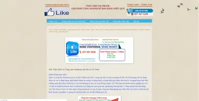 Dịch vụ tăng like Facebook giá rẻ