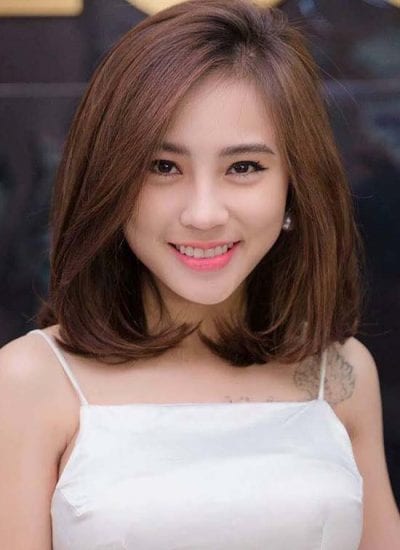 TOP 8 kiểu tóc ngang vai mái thưa cứ diện là đẹp