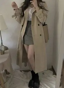 Áo khoác Trench coat - Ảnh 1