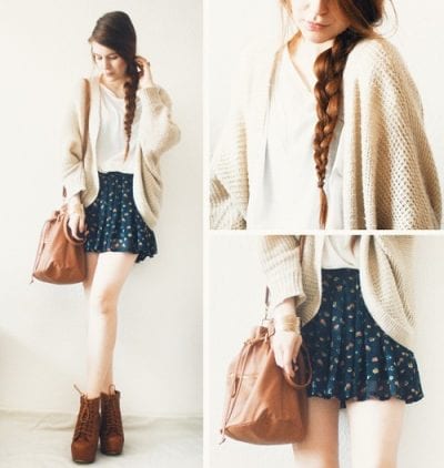 Thêm một chiếc áo khoác cardigan len mỏng cũng có thể nâng tầm set đồ của bạn