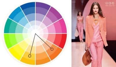 Chọn các màu sắc liền kề nhau, có sự tương đồng về gam màu để phối trang phục