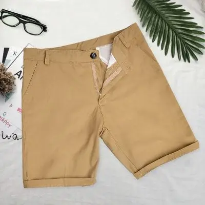 Quần short nam vải kaki
