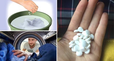 Sử dụng Aspirin để tẩy trắng quần áo là phương pháp an toàn và hiệu quả