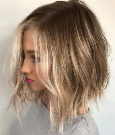 Tóc ombre ngắn