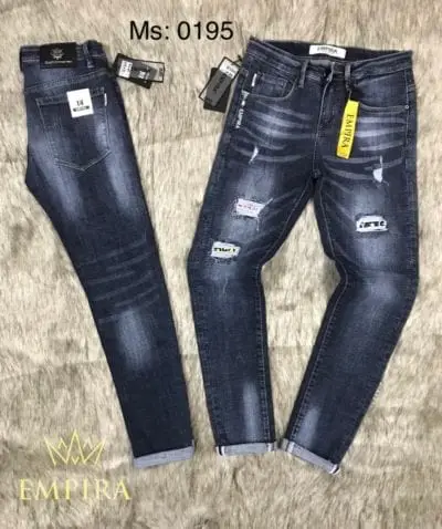 Quần jean nam dài 0195 – giá sỉ 180,000 – 200,000đ /cái.