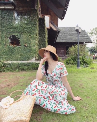 Đầm cherry – giá sỉ 155,000đ /cái.