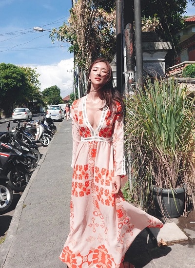 Váy maxi đi biển
