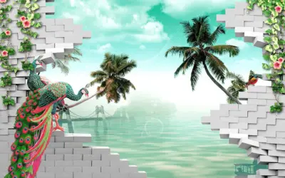 Tranh treo Tết 3D