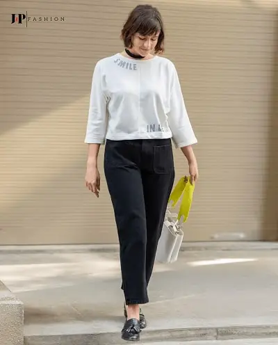 Đơn giản nhưng sành điệu cùng chiếc quần jean baggy