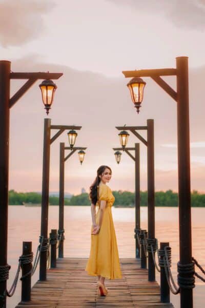 Mẫu đầm đẹp nữ tôn dáng "Style Hàn Quốc"