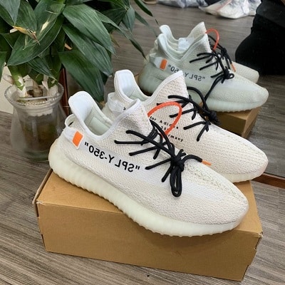 Giày sneaker nữ YEEZY 350 V2 off white