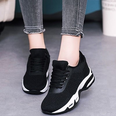 Giày sneaker nữ dáng người thấp béo